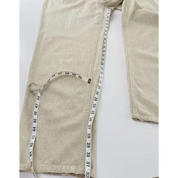 Vintage Linen Pants Liz Claiborne Linen Pants Womens Linen VTG Pants 32x32 Linen - Picture 11 of 16
